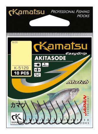 Haczyki Kamatsu Akitasode Match Nr.10 czarne 10szt