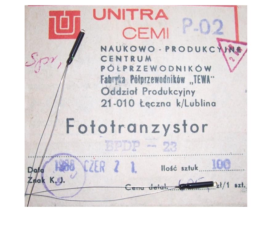 

Fototranzystor ___ BPDP23 ___ Unitra Cemi