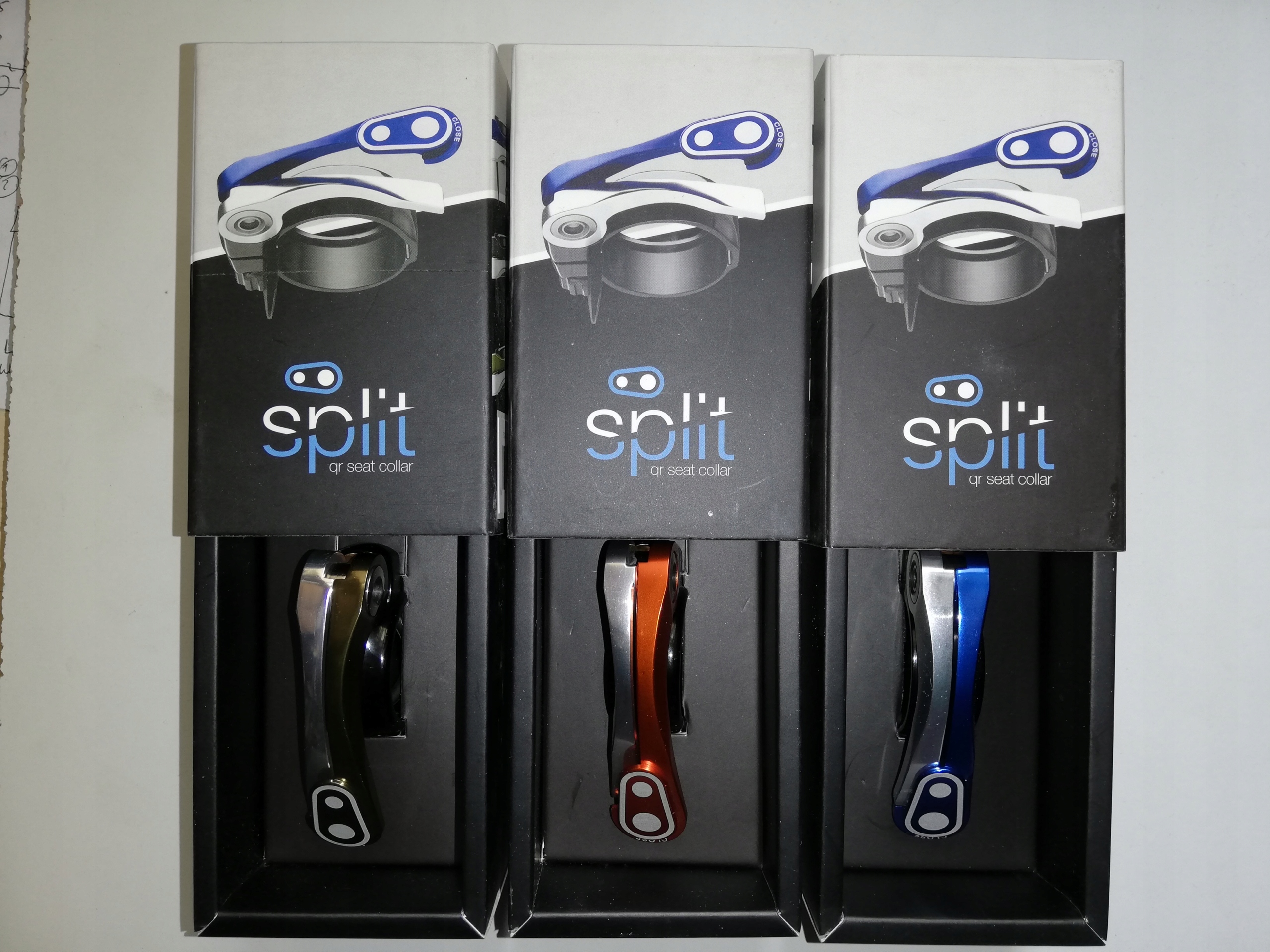 Crank Brothers Split QR zacisk podsiodłowy ZIELONY Model Split Green