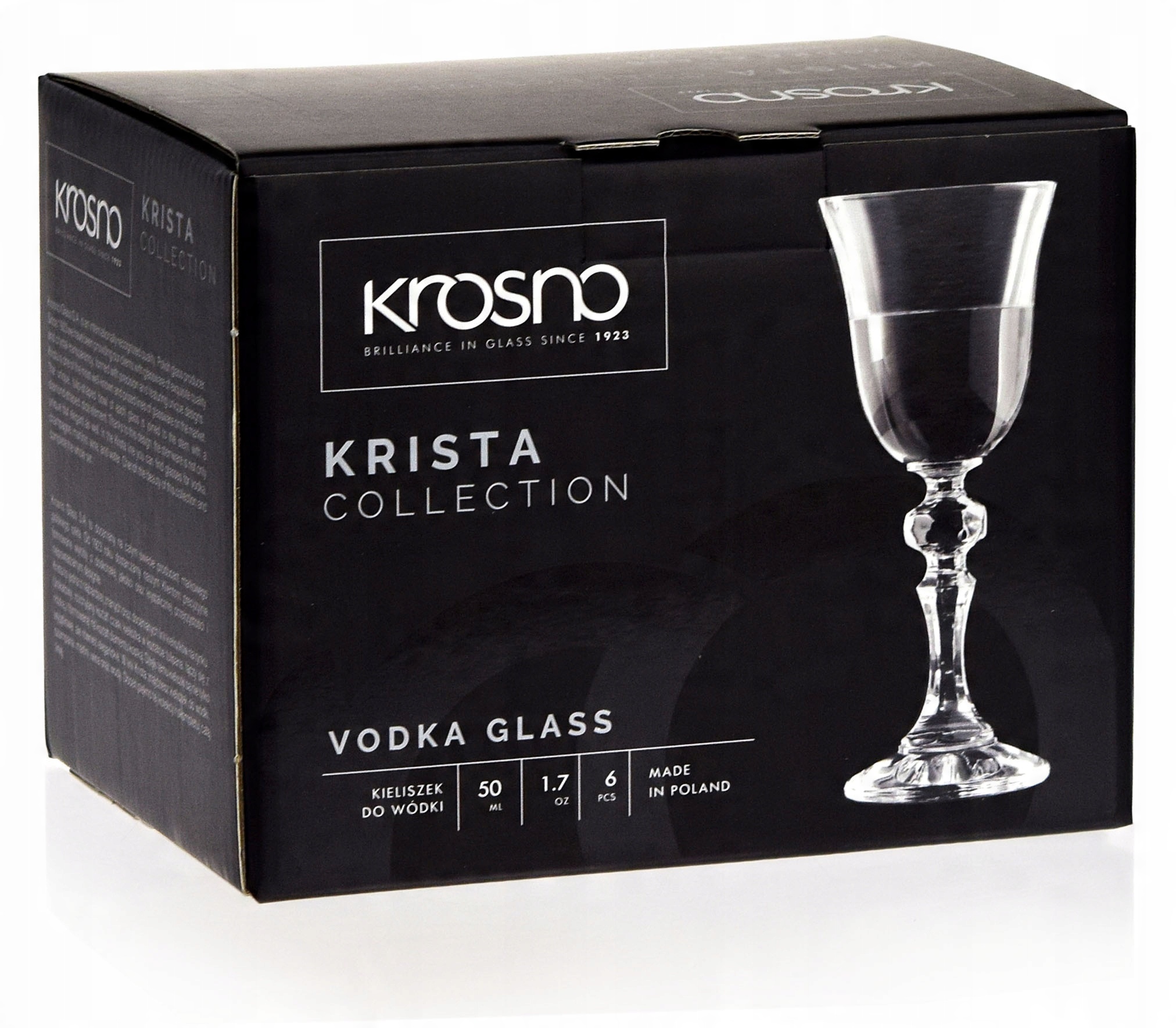 

Kieliszki do wódki likieru Krosno Krista 50 ml