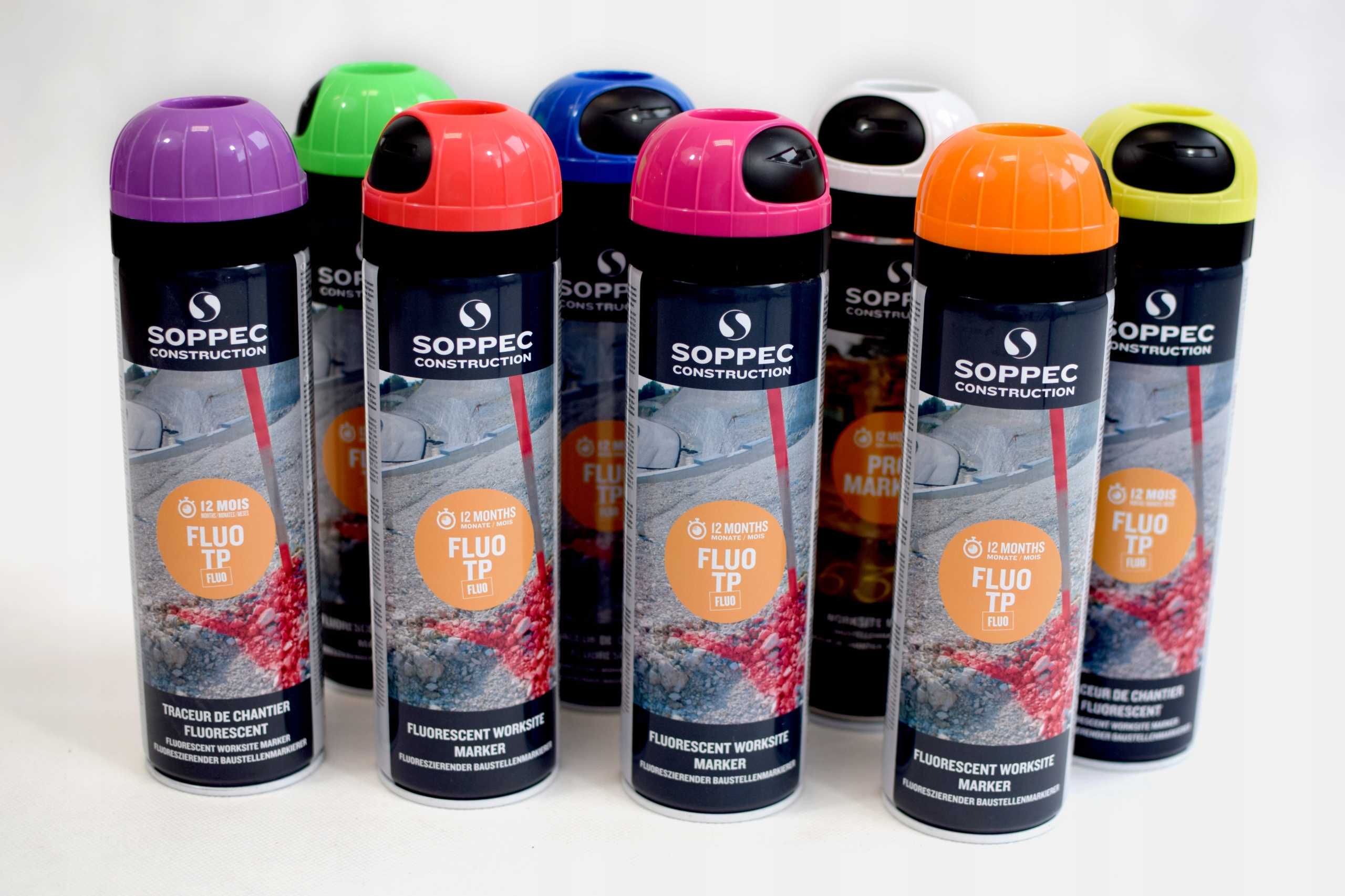 Farba geodezyjna znakująca SOPPEC FLUO T.P. różowy Kod producenta SFTP1r