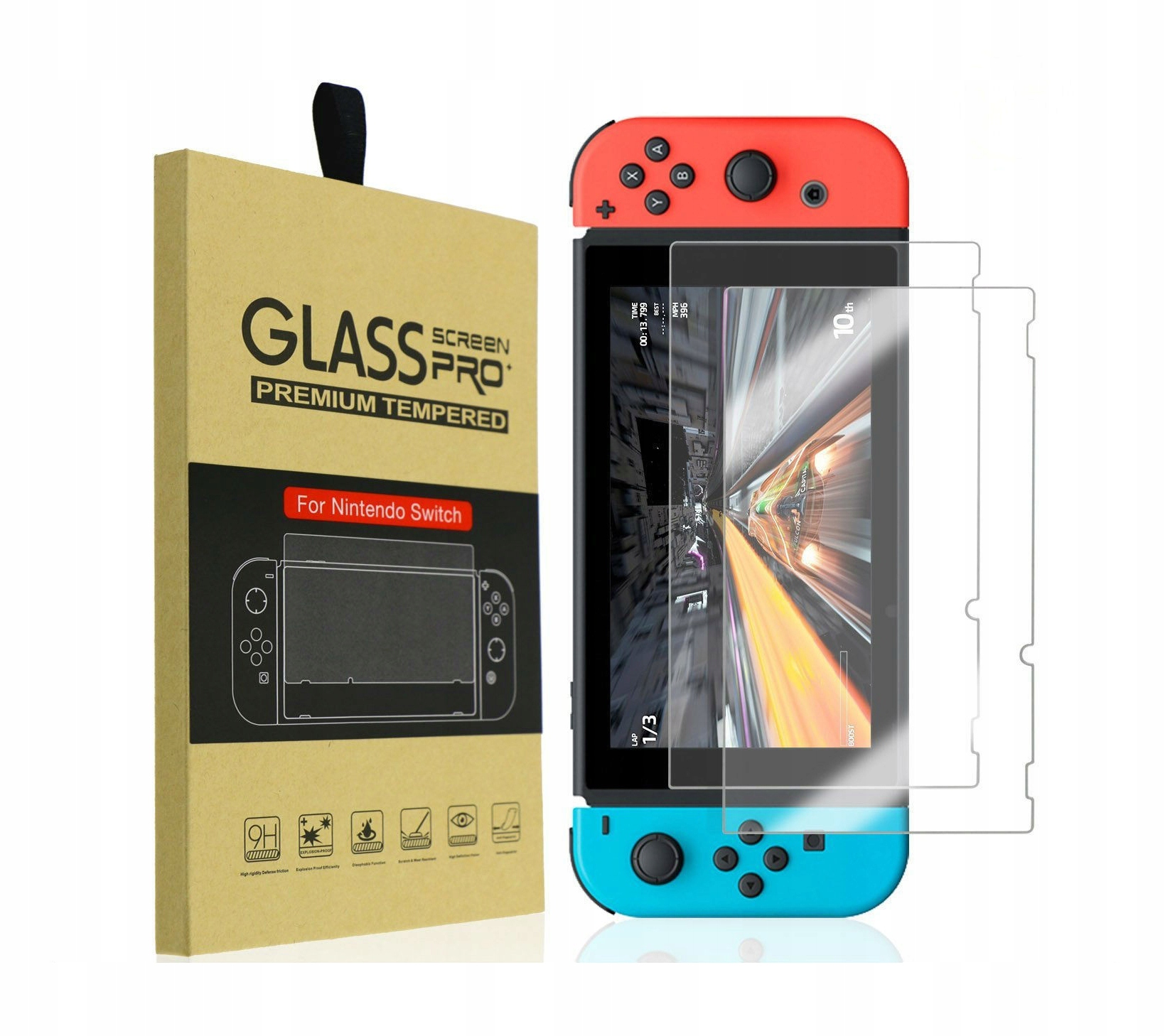 

2x Szkło hartowane, tempered glass Switch Premium