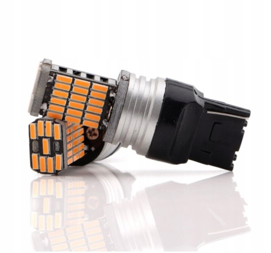 ŻARÓWKA 45 LED 4014 W21W WY21W 7440 POMARAŃCZOWA Typ W21W / W3x16d