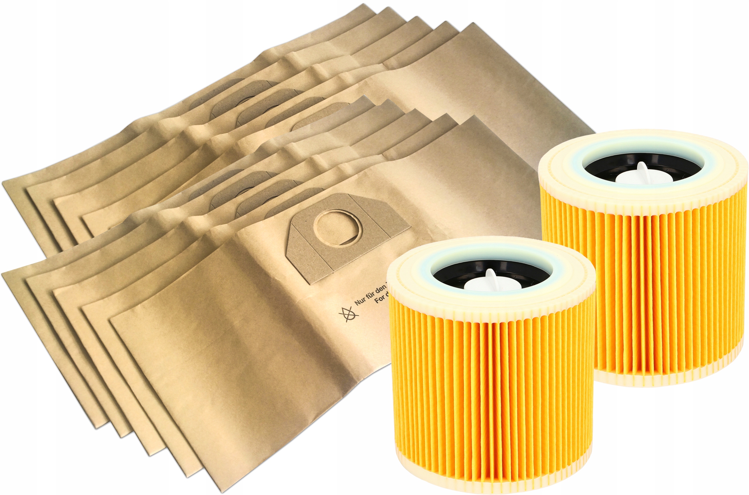 

10x Worki 2x Filtr Do Odkurzacza Karcher WD3 200