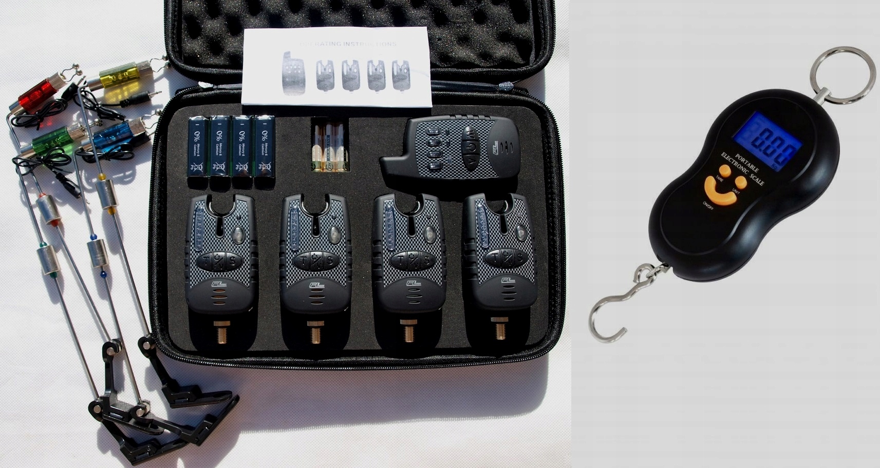 4+4+1SYGNALIZATOR8LED+SWINGERY CENTRALKA+WAGA+ETUI