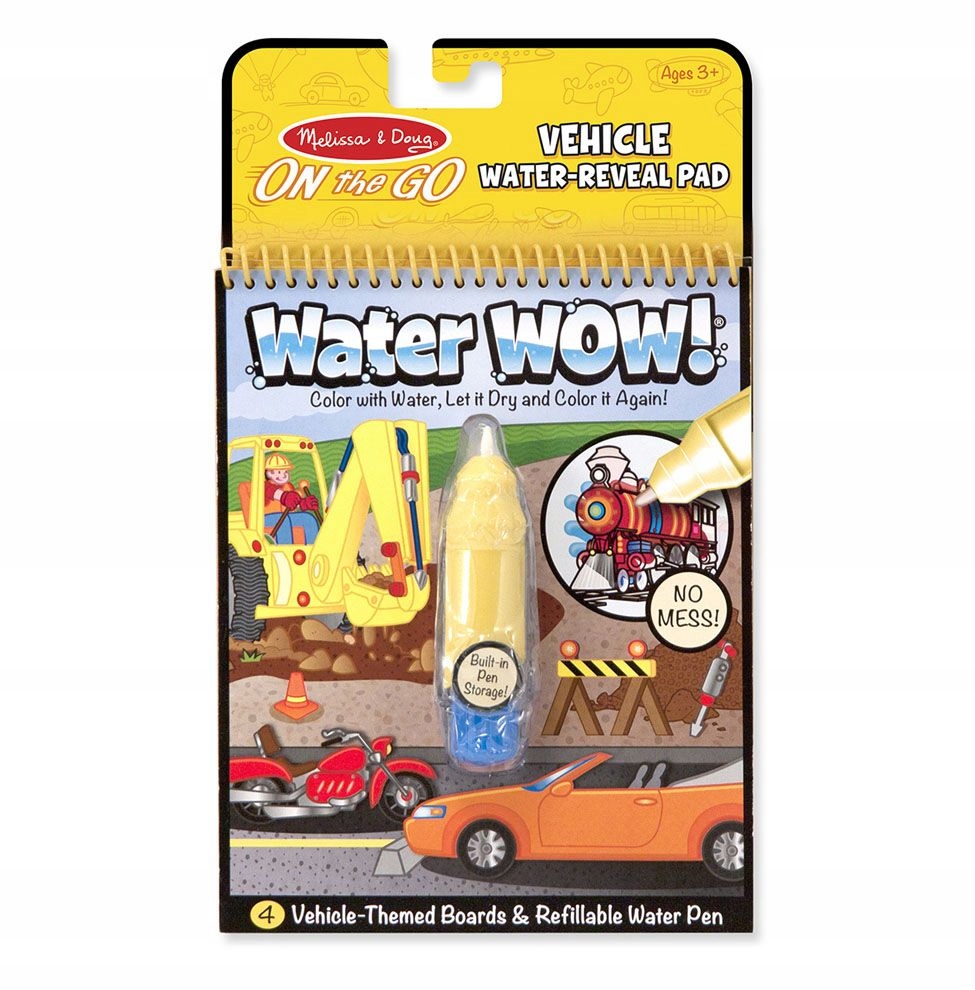 

Kolorowanka Wodna Water Wow malowanka Pojazdy