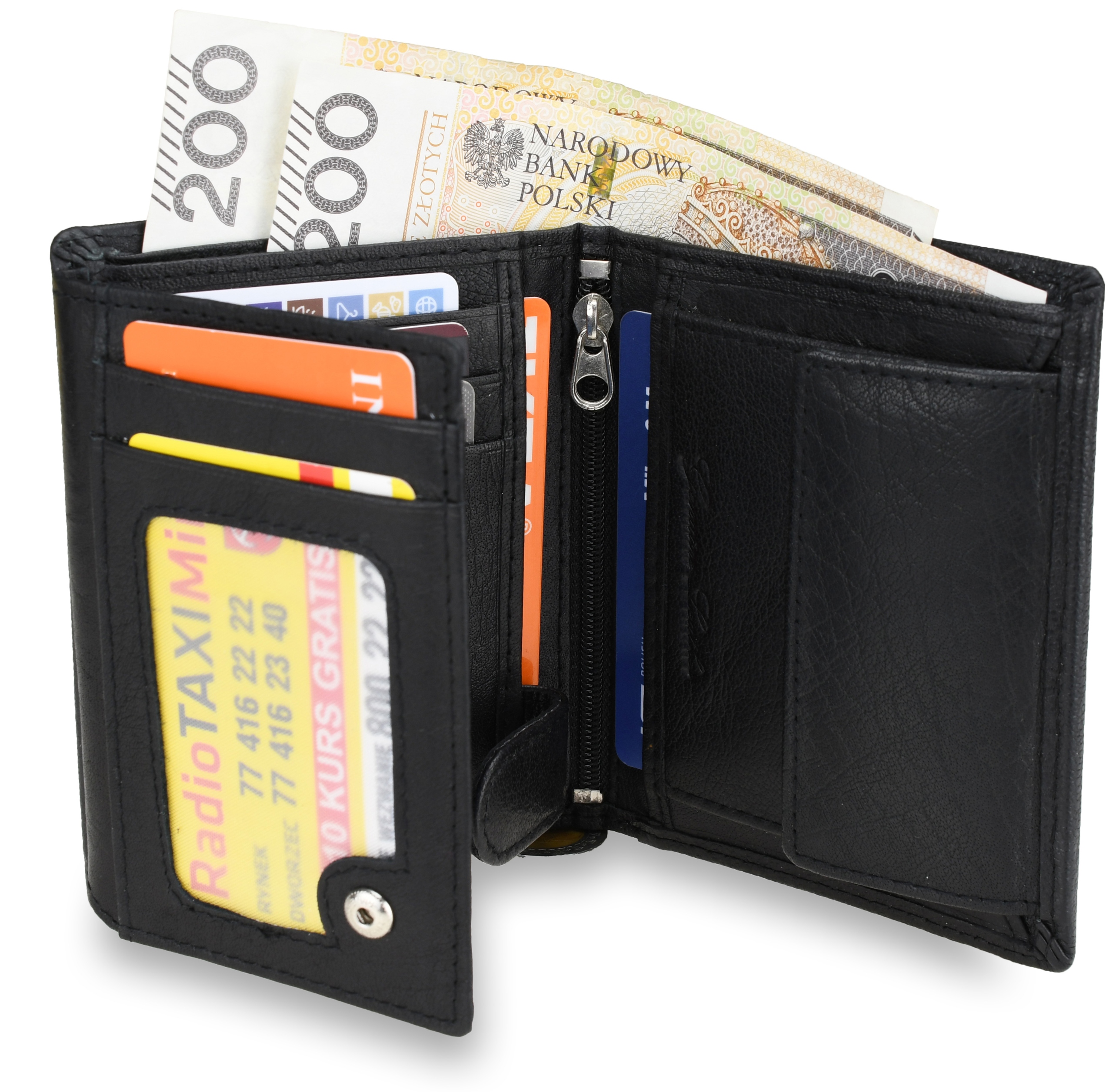 

Portfel Męski Skórzany Skóra Naturalna -70% NC31