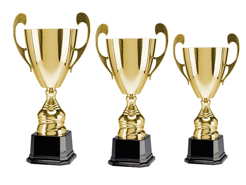 Puchar Puchary Zestaw Pucharów Komplet 4104 31-42 Cm+grawer 3 szt.