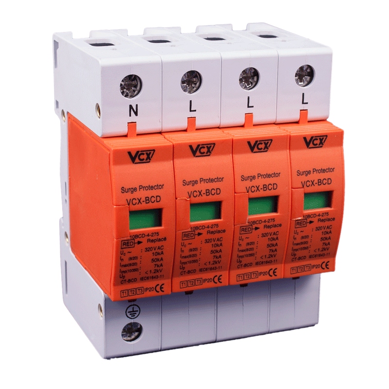 

Ogranicznik ochronnik przepięć klasy B+c+d 4P 7kA