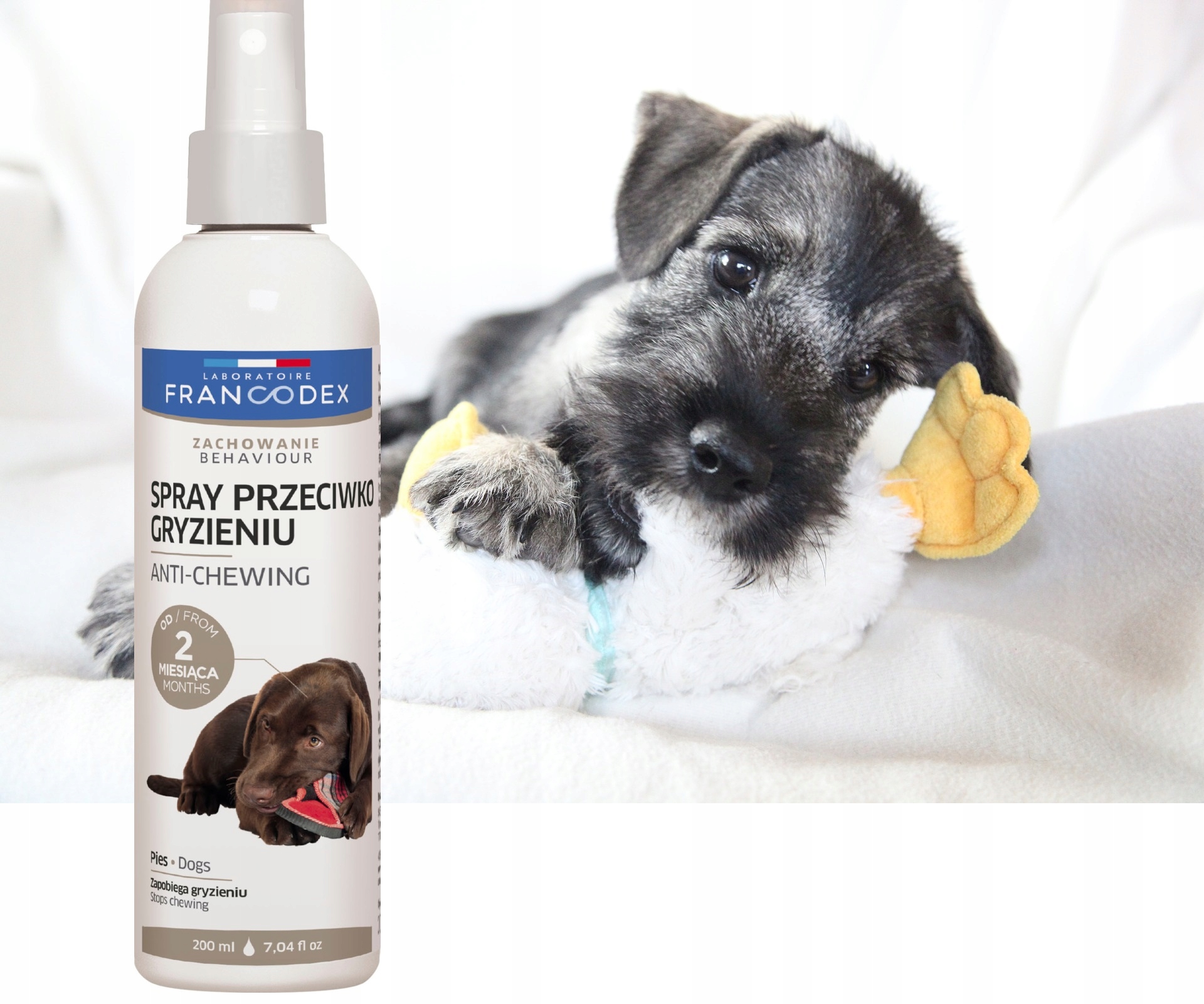 

Spray zapobiegający gryzieniu Francodex dla psa