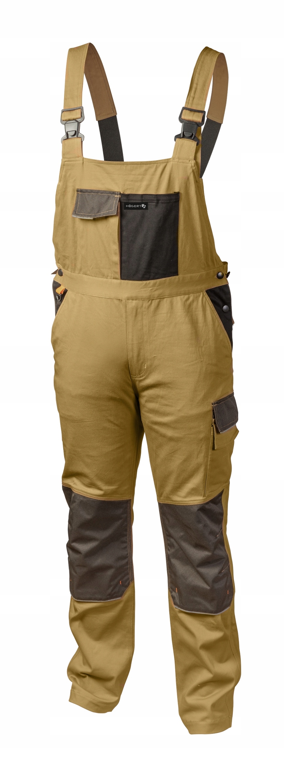 Spodnie robocze ogrodniczki beżowe 56 HT5K272-XL