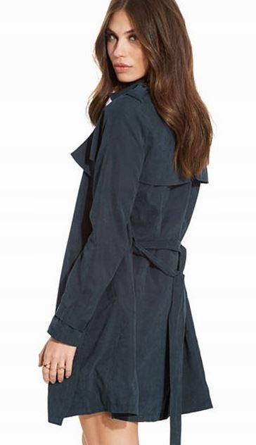 RUT&CIRCLE PŁASZCZ GRANATOWY 38 M 2Z4F1_C* Marka inna