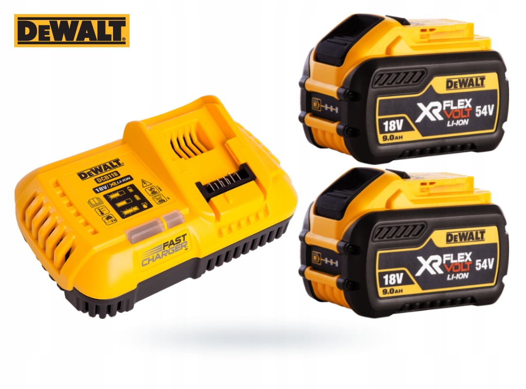 DeWalt DCB118X2 akumulatory DCB547+DCB118 FlexVolt Kod producenta DCB547X2