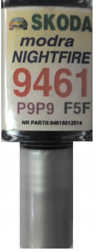 Skoda 9461 P9 F5F Blue Nightfire Lakier Samochodowy Zaprawka Do Rys 10 ML