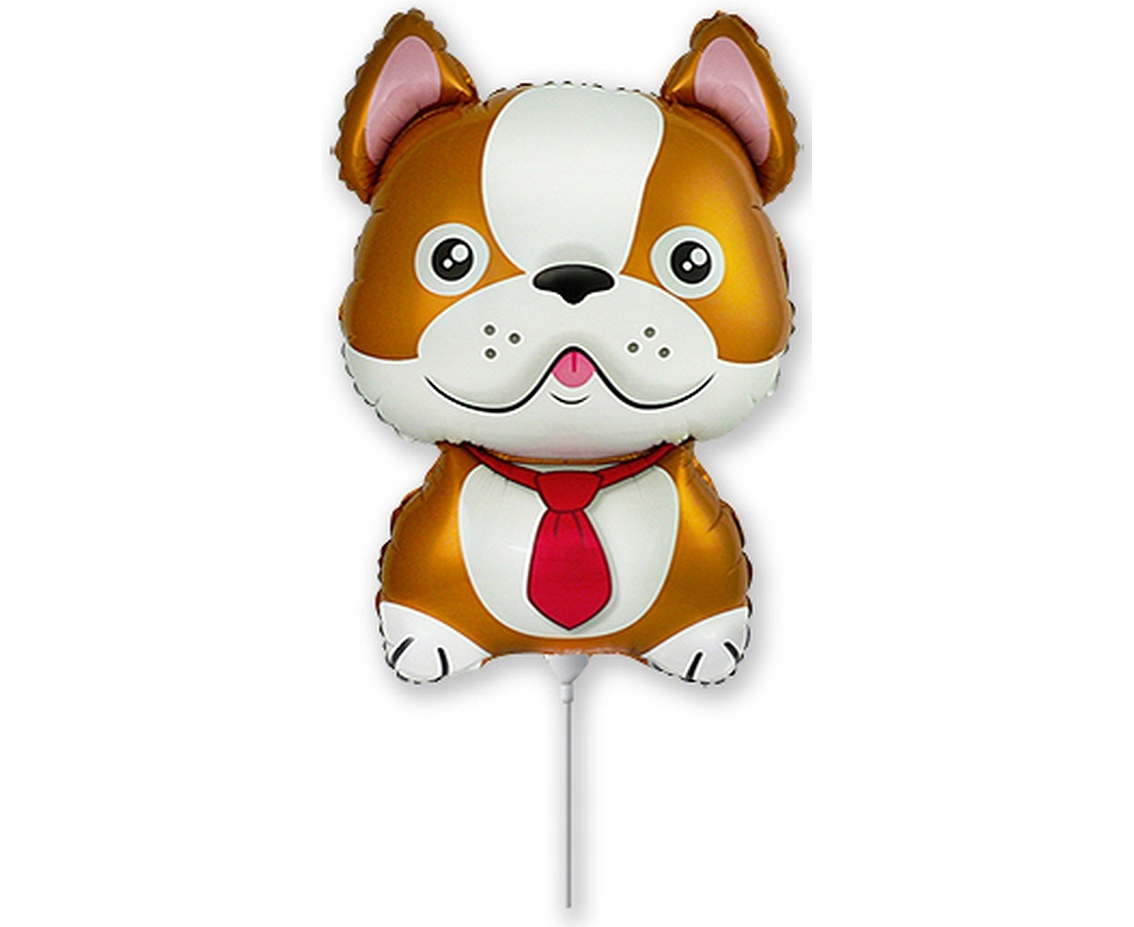 

Balon foliowy Fx Mini Pies Bulldog brazowy