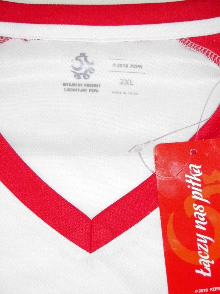 Koszulka Polska biało-czerwona rozmiar XL PZPN OFICJALNA EAN (GTIN) 4894515016573