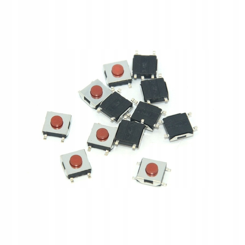 

Przycisk Microswith 6x6x3,1mm 4 Pin Smd Czerwony