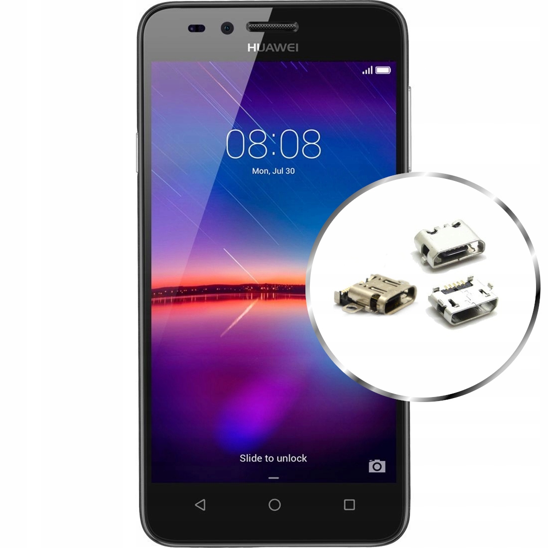 

Gniazdo ładowania Huawei Y3 II Y3-2 Naprawa
