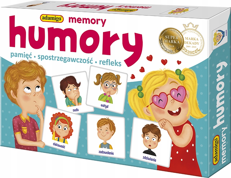 

Gra Memory Humory memo ćwiczy pamięć refleks