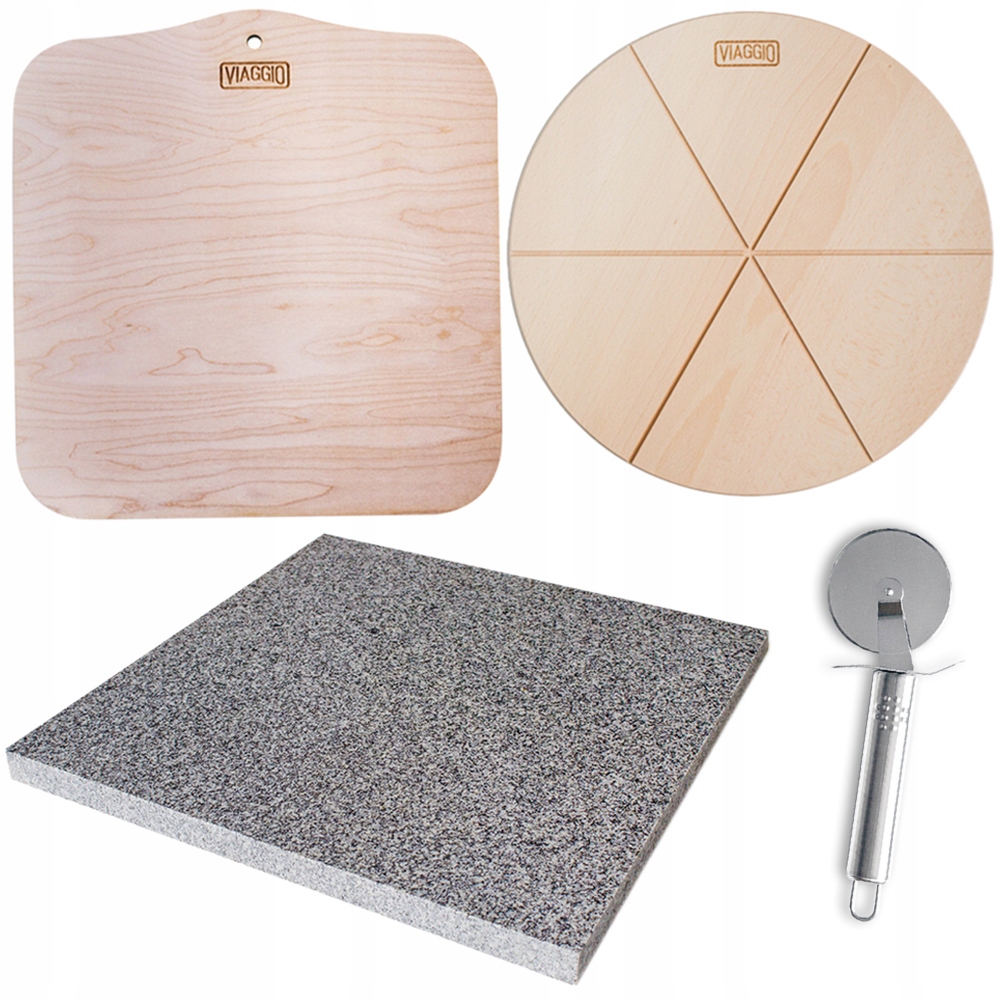 

Kamień Do Pizzy 35x35 Viaggio +deska +łopatka +nóż