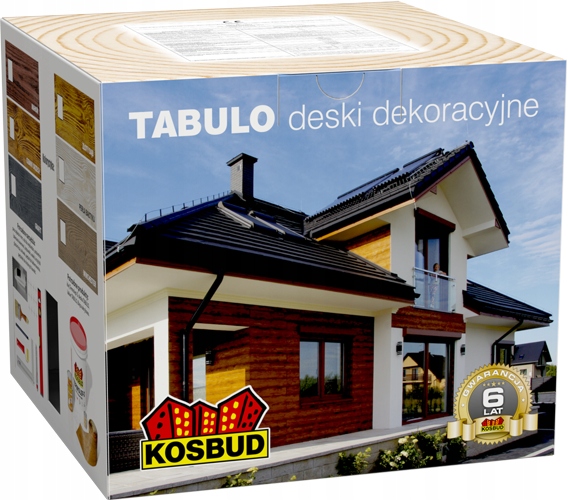 DESKA ELEWACYJNA ELASTYCZNA KOSBUD TABULO 0,83m² - 10 LAT GWARANCJI Liczba m² w ofercie 0.83 m²