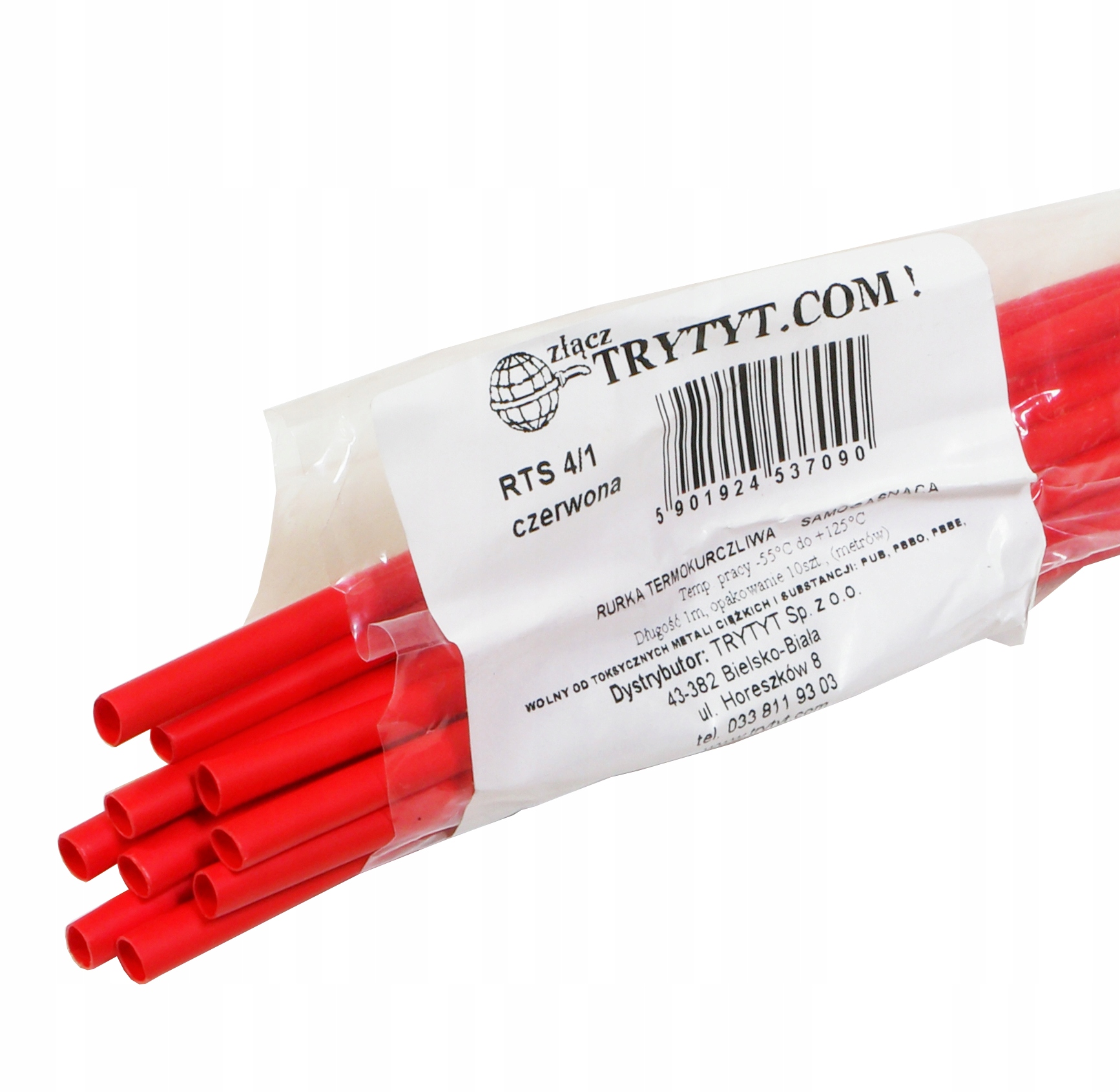 RURKA KOSZULKA TERMOKURCZLIWA 4 1 10s RTS czerwony