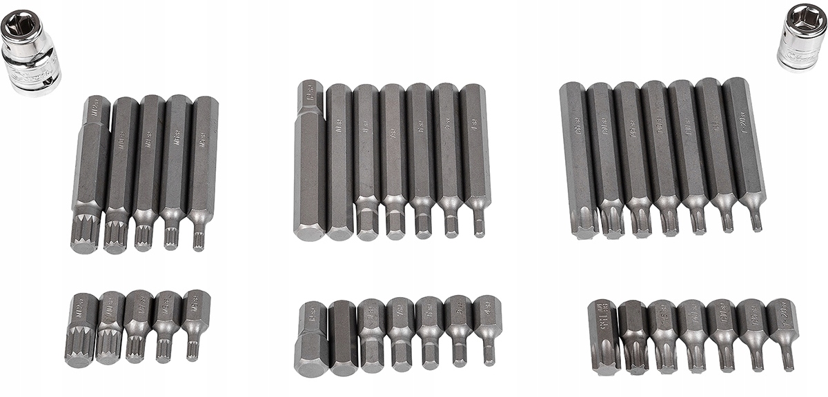 WKLAD ZESTAW BITOW TORX HEX SPLINE 40 elem C1235 Producent code C1235