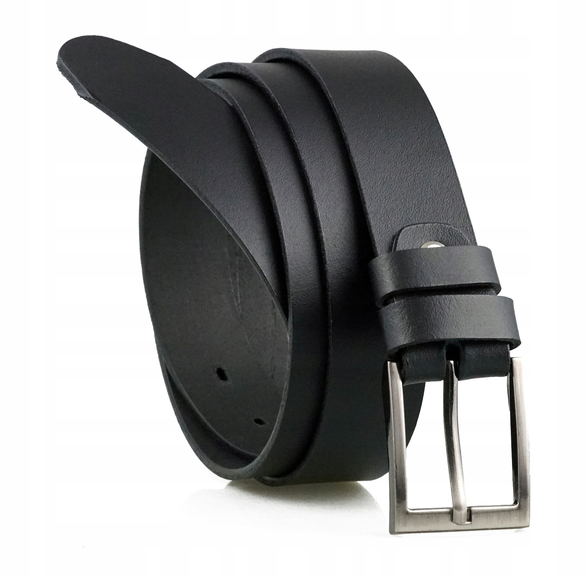 

Skórzany Męski Pasek Do Spodni 3 CM Czarny 95