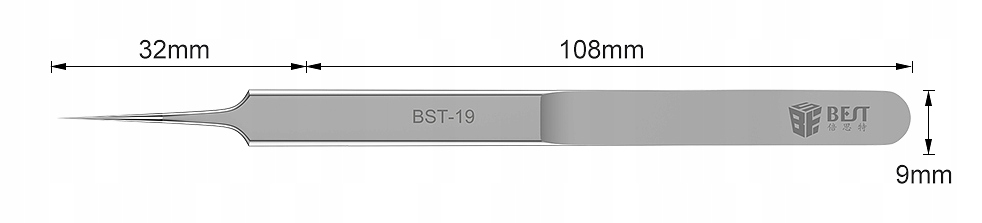 PĘSETA PENSETA PRECYZYJNA DOKŁADNA ZEGARMISTRZOWSKA MODELE SMD BST-19 0,2 Model BST-19