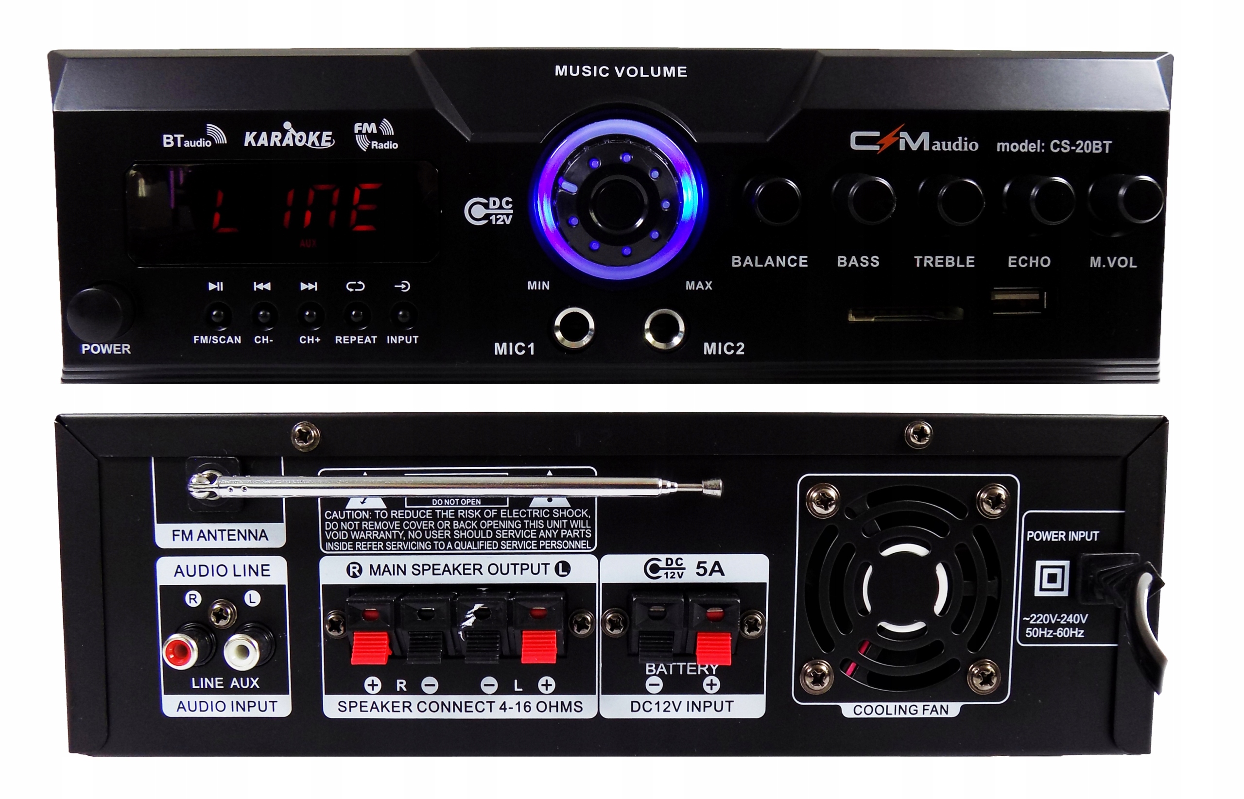 NAGŁOŚNIENIE SUFITOWE JBL 13cm USB RADIO BLUETOOTH Kod producenta 02BT-ZS