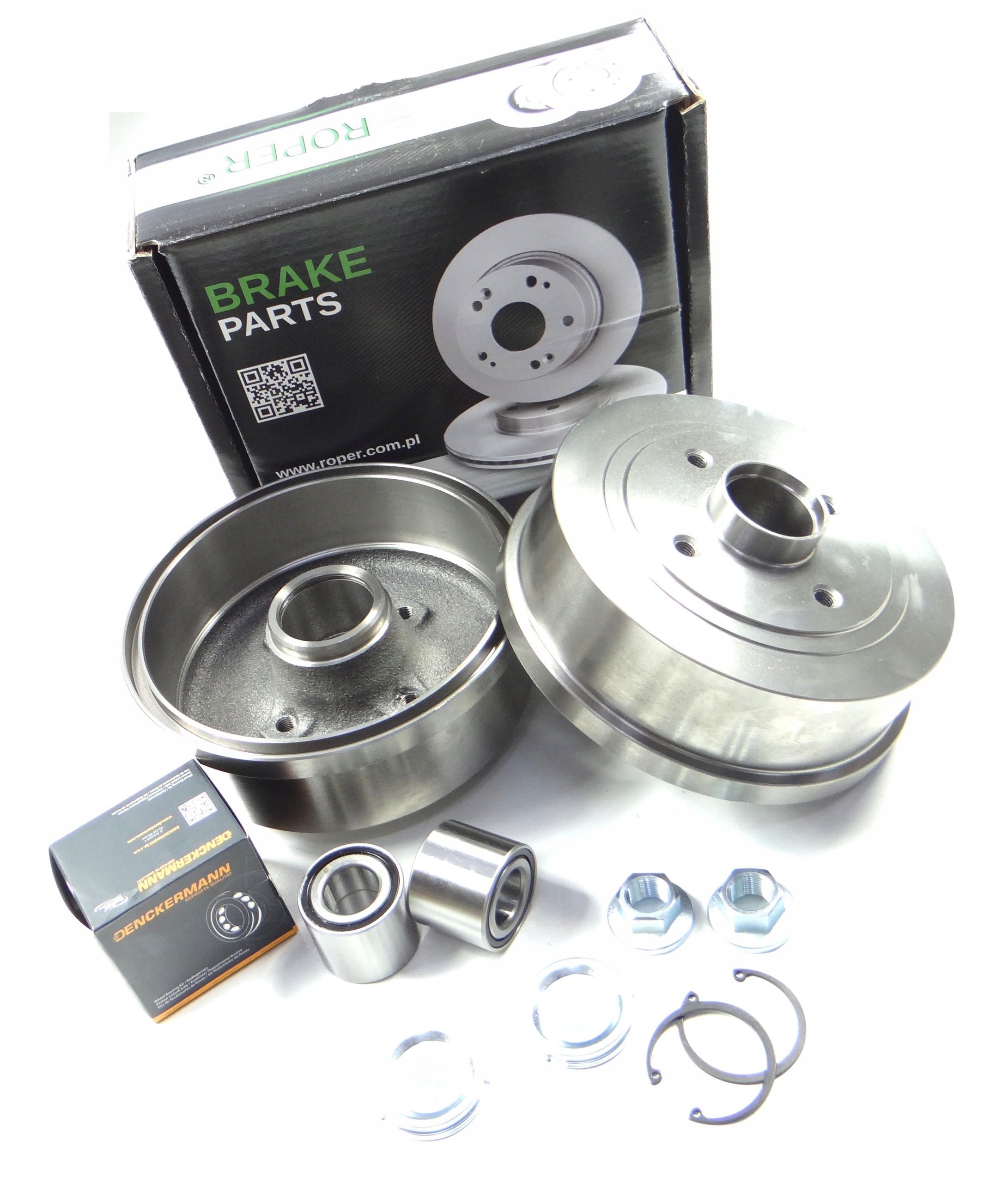 ГАЛЬМІВНІ БАРАБАНИ + ПІДШИПНИКИ OPEL TIGRA CORSA C + ABS