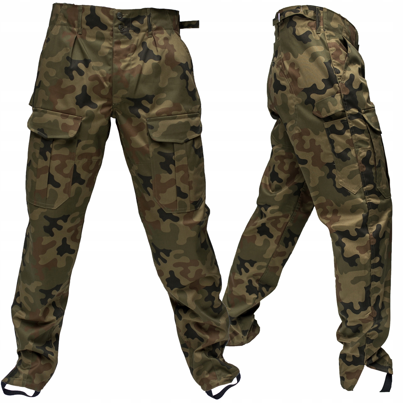 

Bojówki Moro Spodnie wojskowe z gumką Nowe S/r