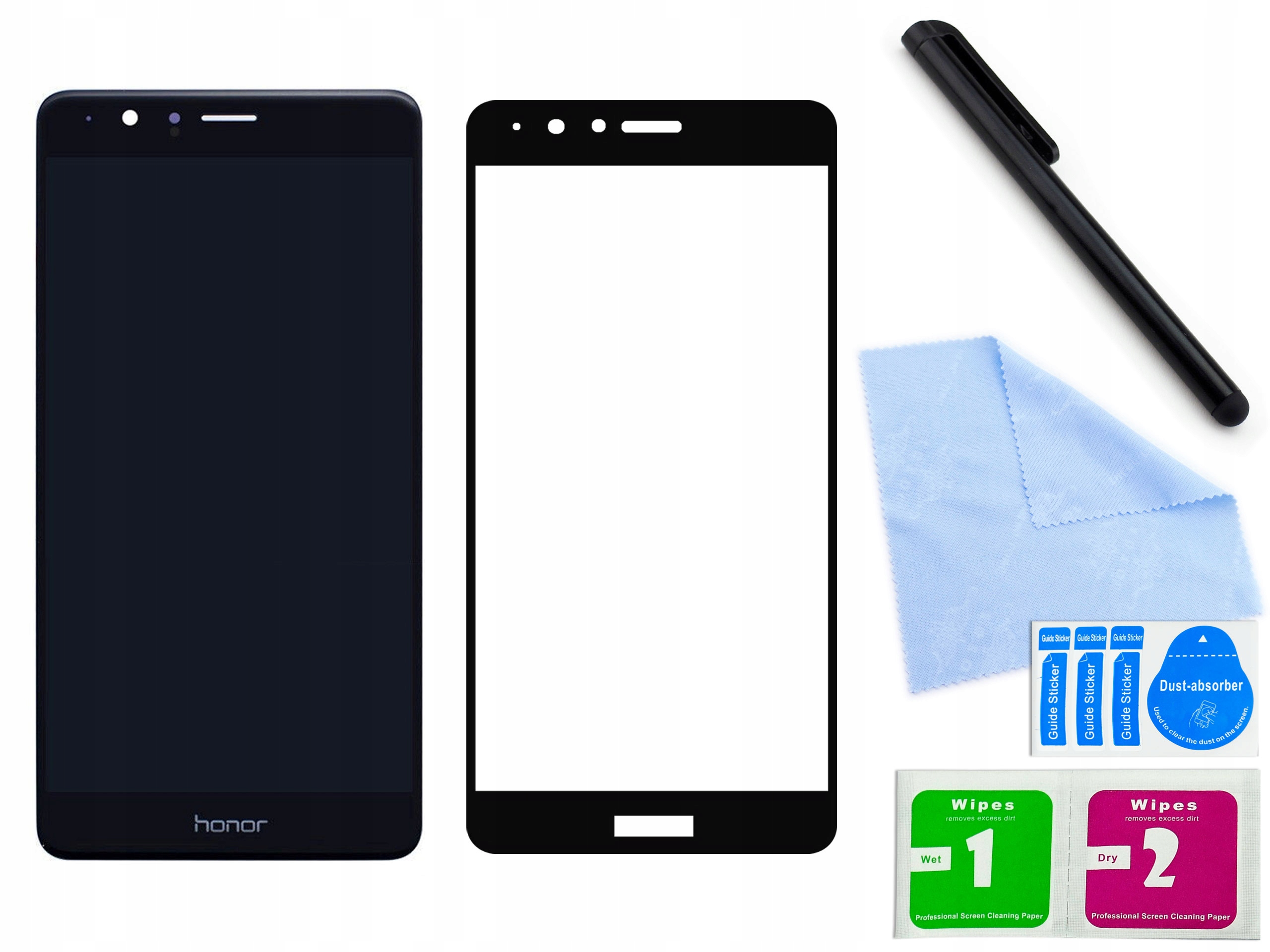 

Zaokršglone szkło do Huawei Honor V8 Czarne