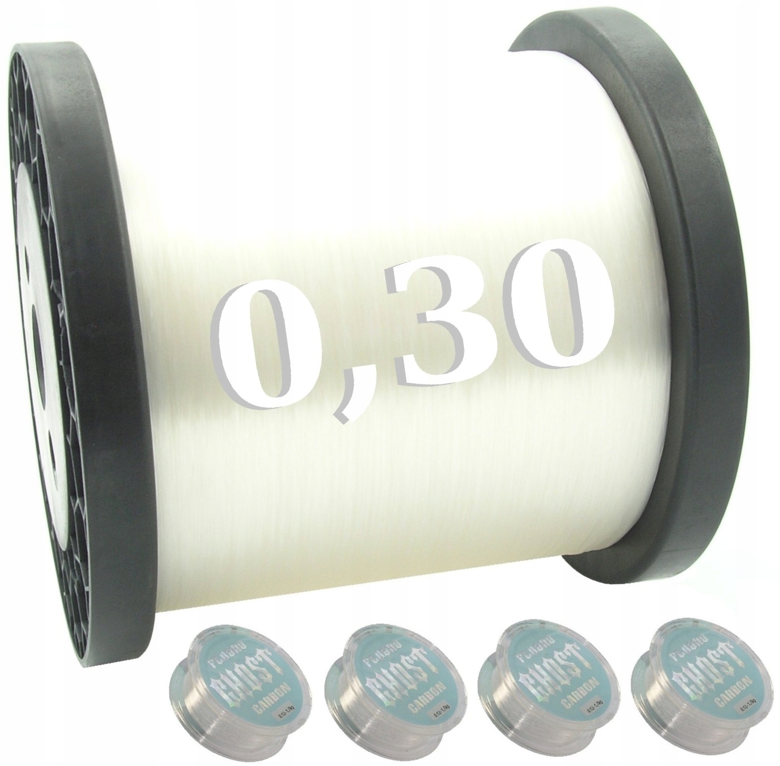 

Fluorocarbon Ghost 0,30 na metry 1szt.=25m