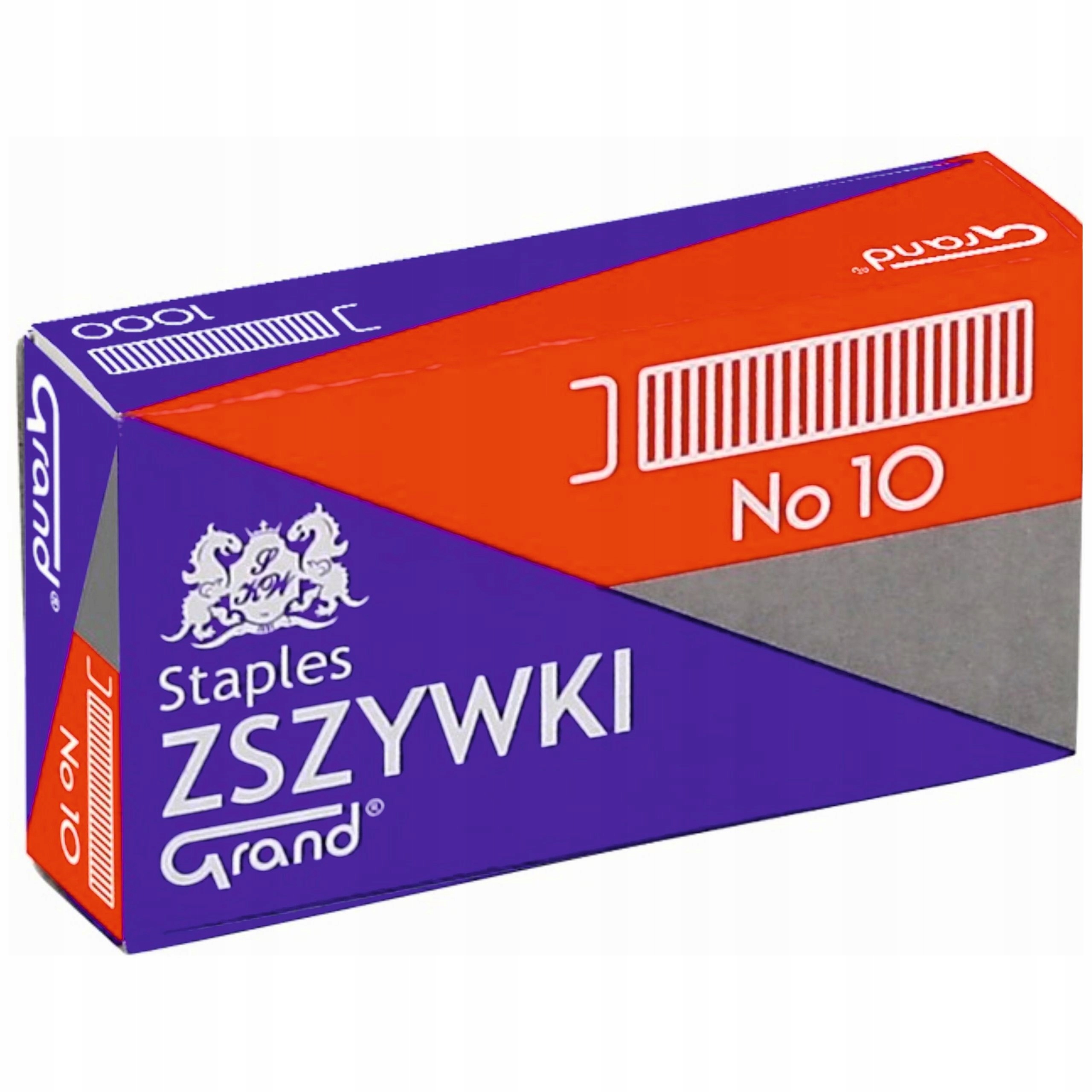 ZSZYWKI BIUROWE Małe No 10 GRAND 10 opakowań