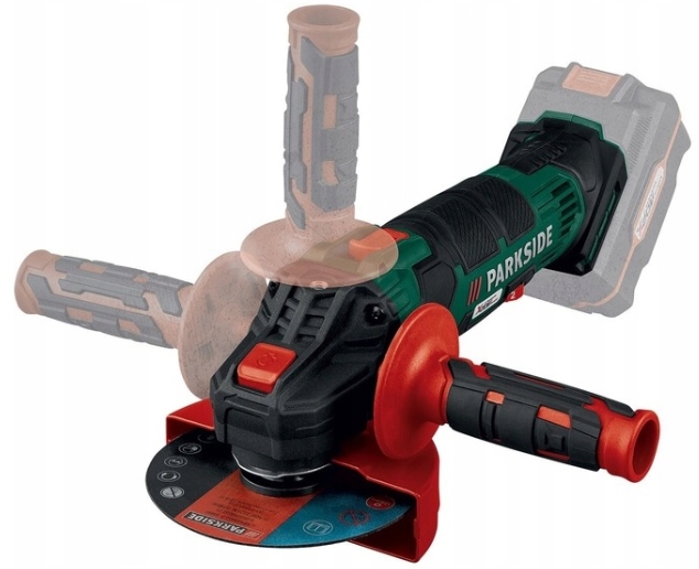 PARKSIDE SZLIFIERKA kątowa PWSA 20-Li B3 20V Rodzaj zasilania akumulatorowe