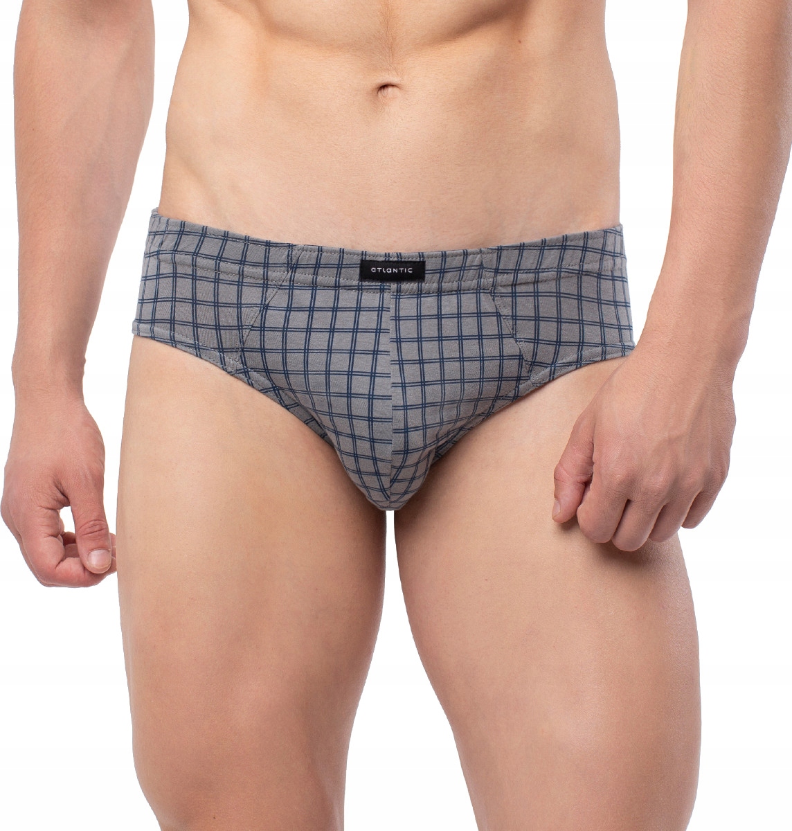 

Slipy Atlantic Męskie MP1438 Majtki Class Szare L