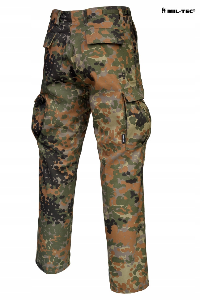 Wojskowe SPODNIE BDU RANGER Moro FLECKTARN - L Liczba kieszeni 6