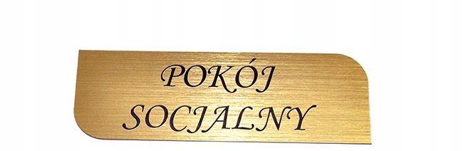 

Tabliczka na drzwi biura gabinetu Grawerowana