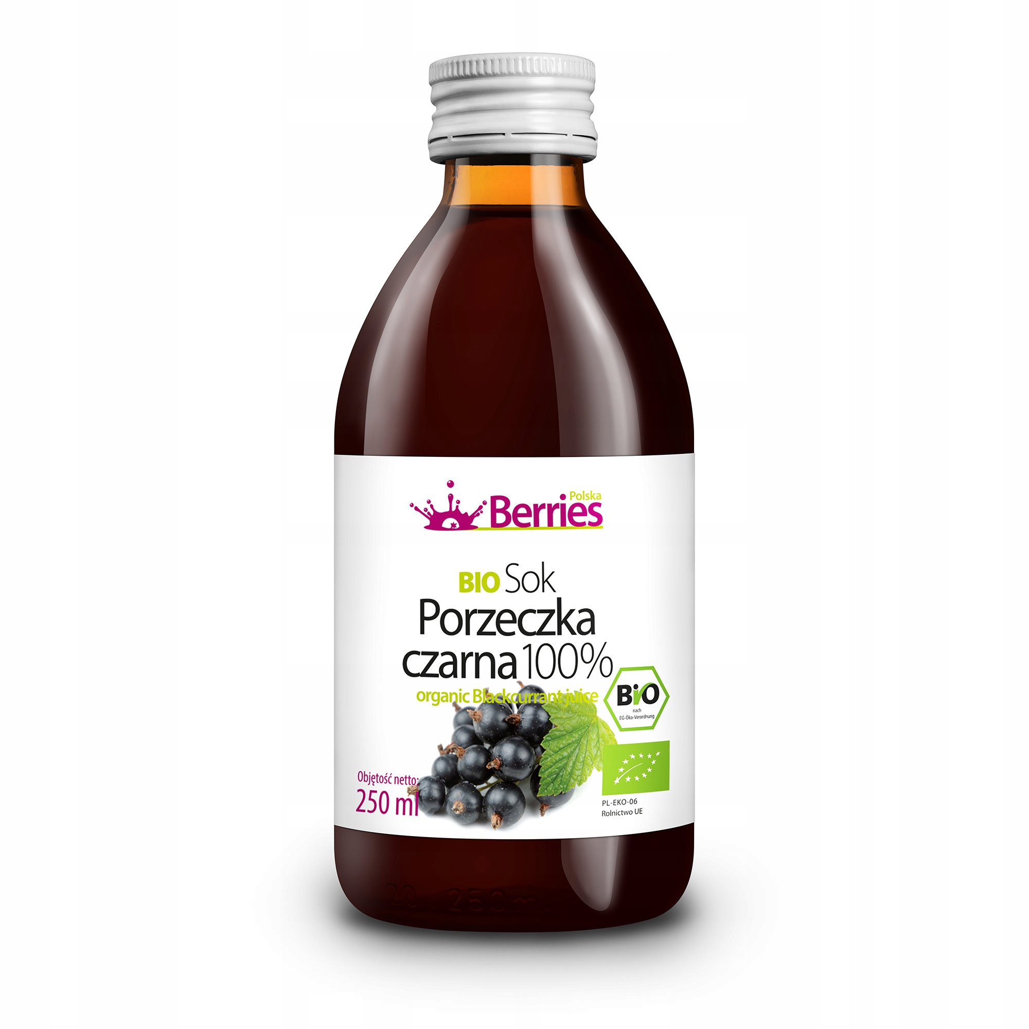 

Sok Bio Porzeczka Czarna 100% ekologiczny 250ml