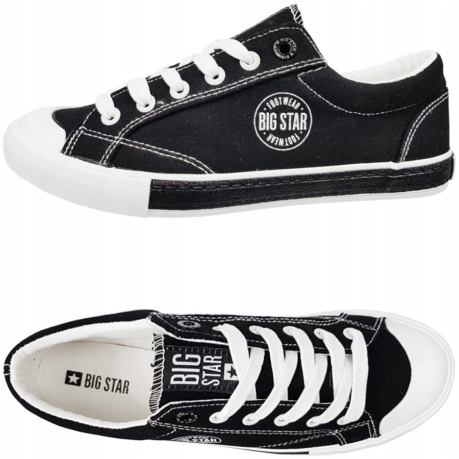 

Trampki Big Star damskie czarne sneakersy FF274227