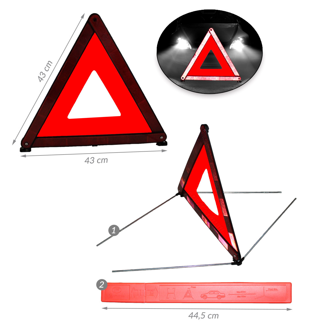 APTECZKA SAMOCHODOWA TRÓJKĄT KAMIZELKA UNIWERSALNA Producent Amio