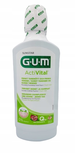 

Gum ActiVital Q10 płyn do płukania jamy ustnej