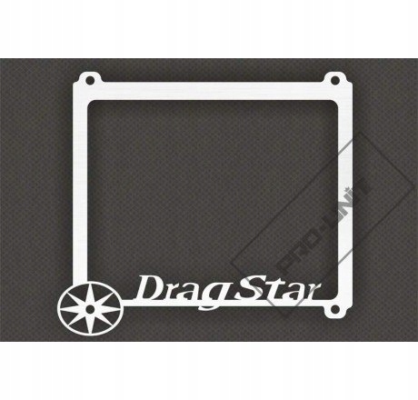 Ramka pod tablice rejestracyjna Drag Star