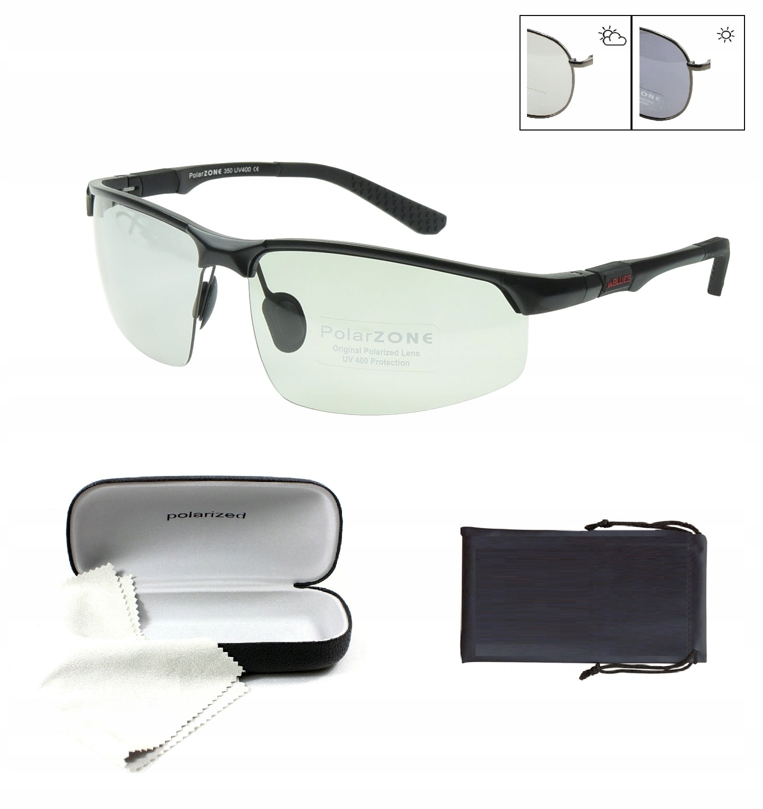 

Okulary Fotochromyi Polaryzacja Filtr Uv Etui