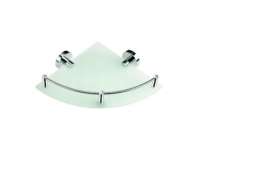 Stella Classic rohová polička 07.861 chrom sklo