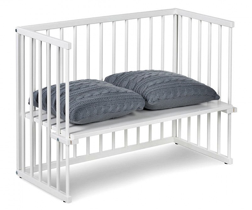 KLUPŚ ŁÓŻECZKO DOSTAWNE PICCOLO 90X45 BIAŁE Bohater brak