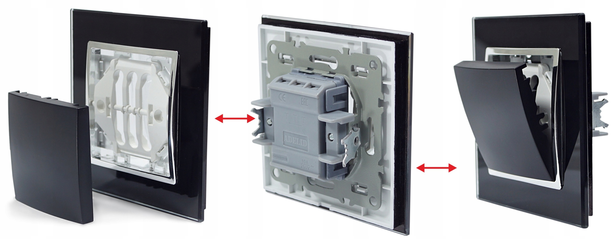 GNIAZDO GNIAZDKO POJEDYNCZE BIAŁE SZKLANE Z BOLCEM KONTAKT SZKŁO PREMIUM Liczba gniazdek 1 szt.