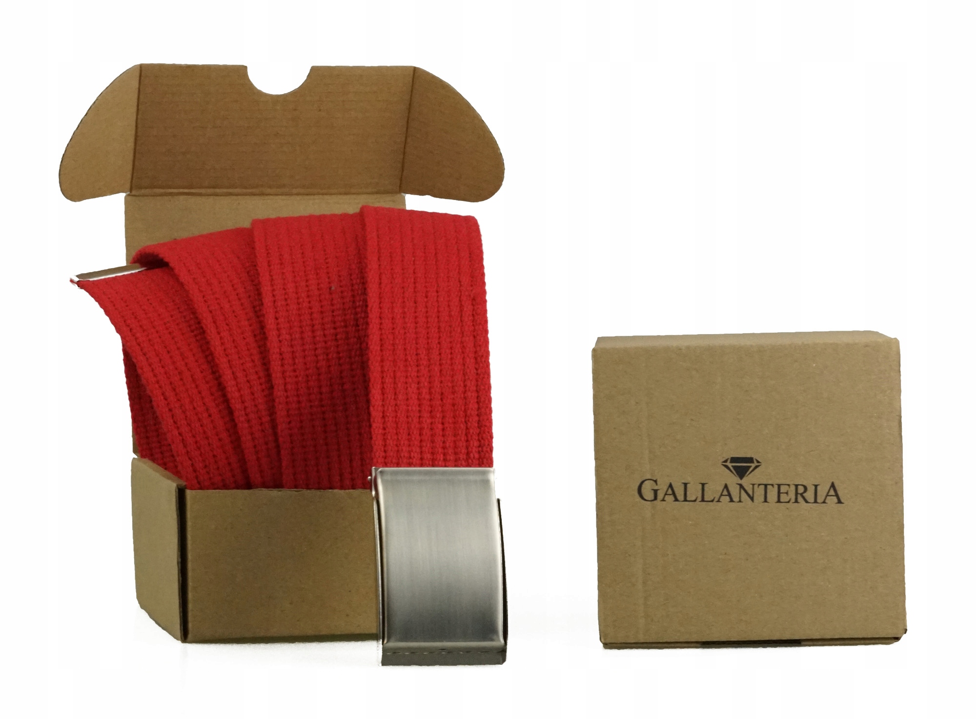 PASEK DO SPODNI PARCIANY PARCIAK CZERWONY 115 Płeć mężczyzna