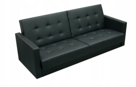

Kanapa sofa wersalka 221 czarna eko skóra inne MM